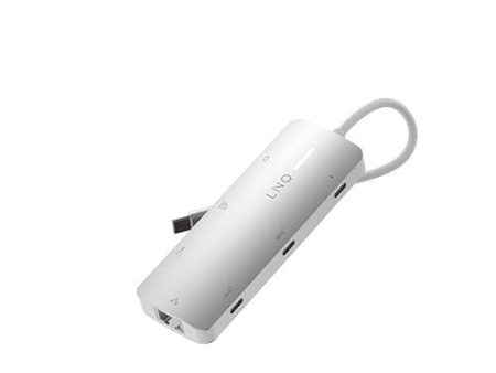 Adaptador HUB USB-C Pro LINQ LQ49081 8 em 1 For Sale