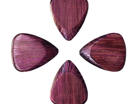 Timber Tones TIMT-PUH-4 Purple Heart pack with 4 picks Online now