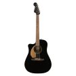 Fender Redondo Player Left-Handed Acoustic-Electric Guitar - Jetty Black Cheap