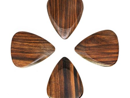 Timber Tones TIMT-MAC-4 Macassar ebony pack with 4 picks Supply