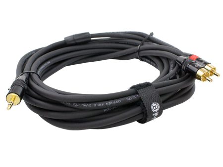 Blastking Dual RCA to 3.5mm Balanced Plug Cable 6ft Online