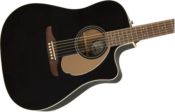 Fender Redondo Player 6 String Acoustic Electric Guitar - Jetty Black Online Hot Sale