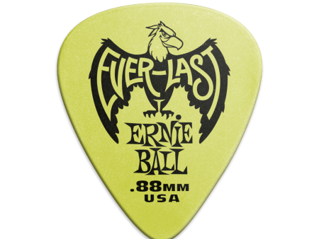 Ernie Ball .88mm Green Everlast Guitar Pick - Each Online