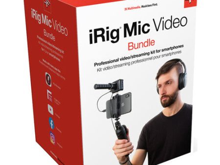 IK Multimedia iRig Mic Video Bundle with Shotgun Mic and Smartphone Grip For Cheap