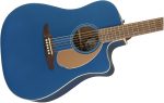 Fender Redondo Player 6-String Acoustic-Electric Guitar - Belmont Blue Online Sale