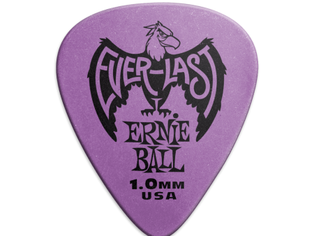 Ernie Ball 1.00mm Purple Everlast Guitar Pick - Each Online now