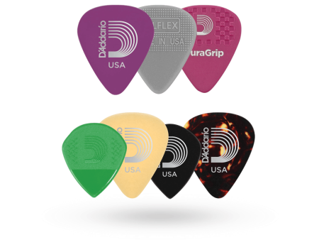 D Addario  7 Guitar Picks Variety Pack - Heavy Fashion