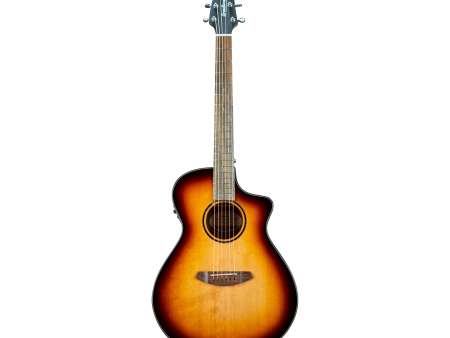 Breedlove Discovery S CE Sitka African Mah Concert Acoustic Electric Guitar- Edge Burst For Discount