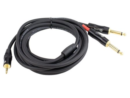 Blastking 25  Dual 1 4″ to 3.5mm Balanced Plug Cable – C2Q35B Online Hot Sale