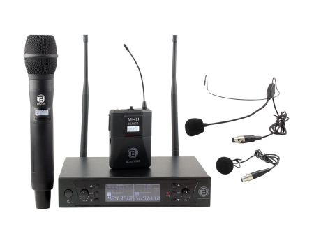 Blastking Dual UHF Combo Wireless Microphone System – MHU-402MHL on Sale