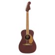 Fender Malibu Player Acoustic-Electric Guitar - Burgandy Satin For Sale