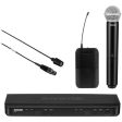 Shure BLX1288 CVL Dual-Channel Wireless Combo Lavalier & Handheld Microphone System (H9: 512 to 542 MHz) Hot on Sale