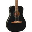 Fender Joe Strummer Campfire Acoustic-Electric Guitar- Black Fashion