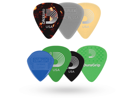 D Addario 7 Variety Picks Pack - Medium Supply