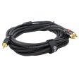 Blastking 25  Dual RCA to 3.5mm Balanced Plug Cable – C2R35B on Sale