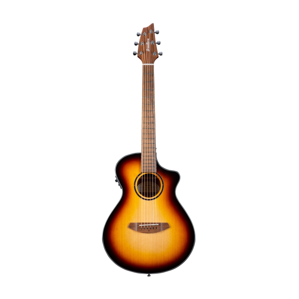 Breedlove Discovery S CE Red cedar-African Mahogany Companion Acoustic-Electric Guitar Edge Burst Fashion