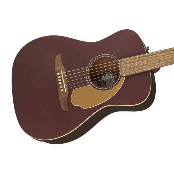 Fender Malibu Player Acoustic-Electric Guitar - Burgandy Satin For Sale