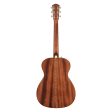 Fender Paramount PO-220E All Mahogany Orchestra Acoustic-Electric Guitar - Aged Cognac Burst Online Hot Sale