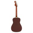 Fender Malibu Player Acoustic-Electric Guitar - Burgandy Satin For Sale