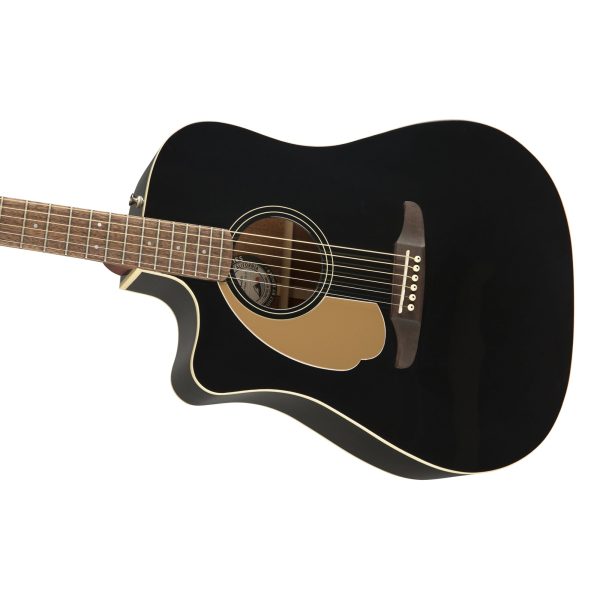 Fender Redondo Player Left-Handed Acoustic-Electric Guitar - Jetty Black Cheap