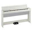 Korg C1 Heritage Series 88-Key Digital Piano (White Matte) Fashion