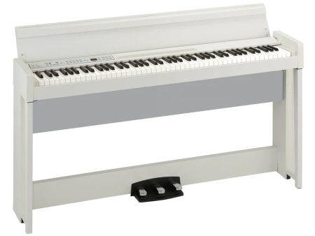 Korg C1 Heritage Series 88-Key Digital Piano (White Matte) Fashion