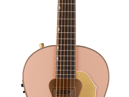 Gretsch G5021E Rancher Penguin Parlor Acoustic Electric Guitar - Shell Pink Supply