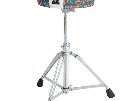 Dixon PSN-802 Round Drum Throne - Gold Camo Supply