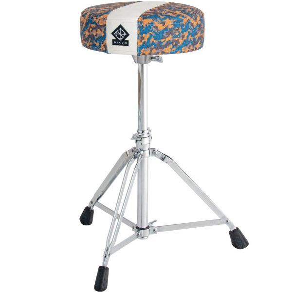 Dixon PSN-802 Round Drum Throne - Gold Camo Supply