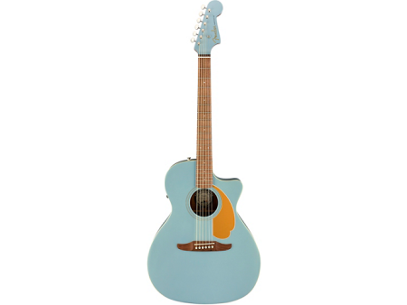 Fender California Newporter Player Acoustic-Electric Guitar Ice Blue Satin For Cheap