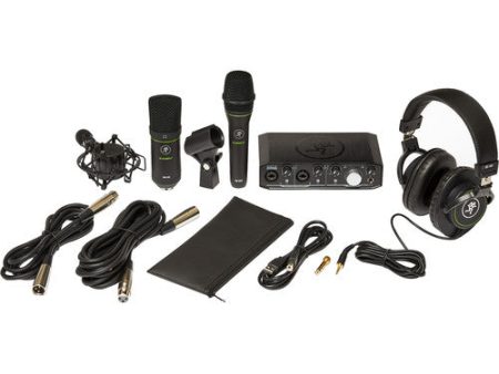 Mackie Producer Bundle USB Audio MIDI Interface, Condenser Mic, Dynamic Mic, and Headphones Cheap