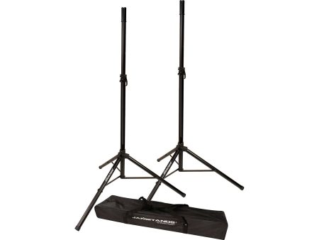 Jamstand JS-TS50-2 Aluminum Height-Adjustable Tripod Speaker Stand Pair W  Bag Hot on Sale