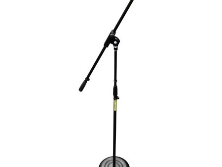 Stronghold Round Base Microphone Stand with Boom Supply