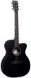 Martin OMC-X1E Acoustic-Electric Guitar - Jett Black Supply