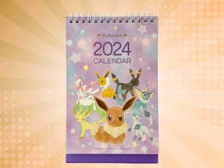 2024 Eevee Pokémon Desk Calendar Hot on Sale